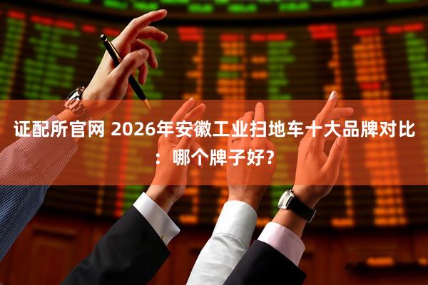 证配所官网 2026年安徽工业扫地车十大品牌对比:哪个牌子好?